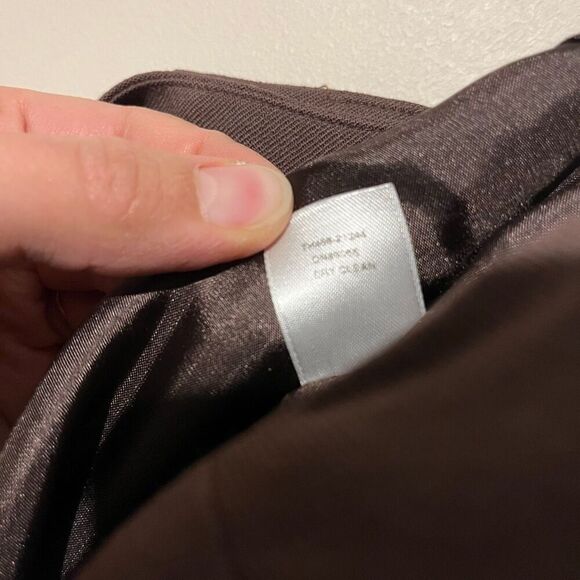 Vintage Pendleton Virgin Wool Trousers - Dark Chocolate Brown size 8 1990’s pant - Picture 7 of 9